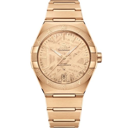 Omega Constellation Master Chronometer 41 Moonshine Gold / Champagne Meteorite